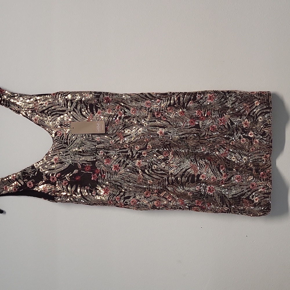 Carla conti sequin floral dress
